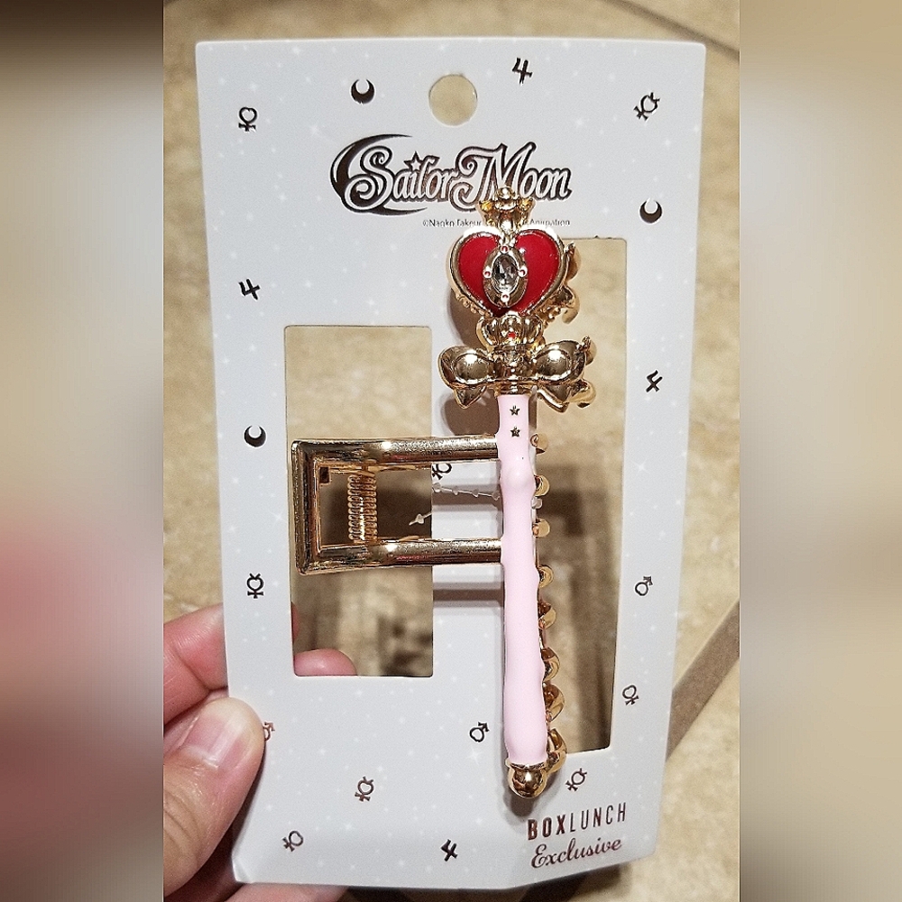 Sailor Moon Heart Wand Claw Hair Clip